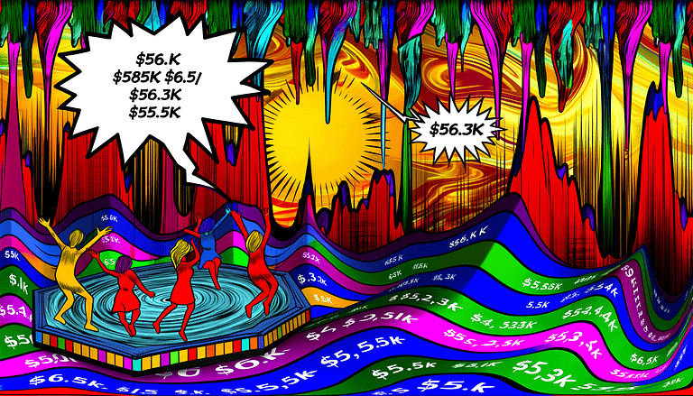 Bitcoin’s New Range: $58.8k-$53.5k, Traders Eye $56.2k